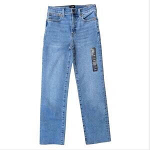 NWT J. Crew Factory Women's Stovepipe Hi Rise Stretch Denim Jeans Size 24P